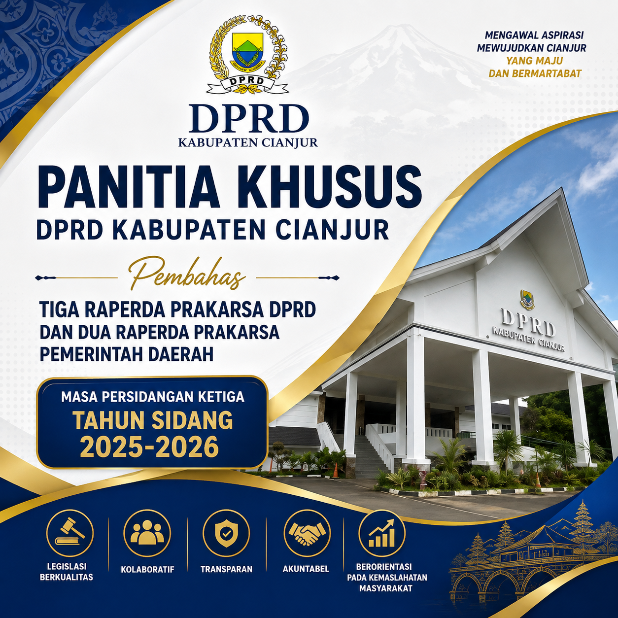 Pansus DPRD Kabupaten Cianjur Bahas Rancangan Peraturan Daerah