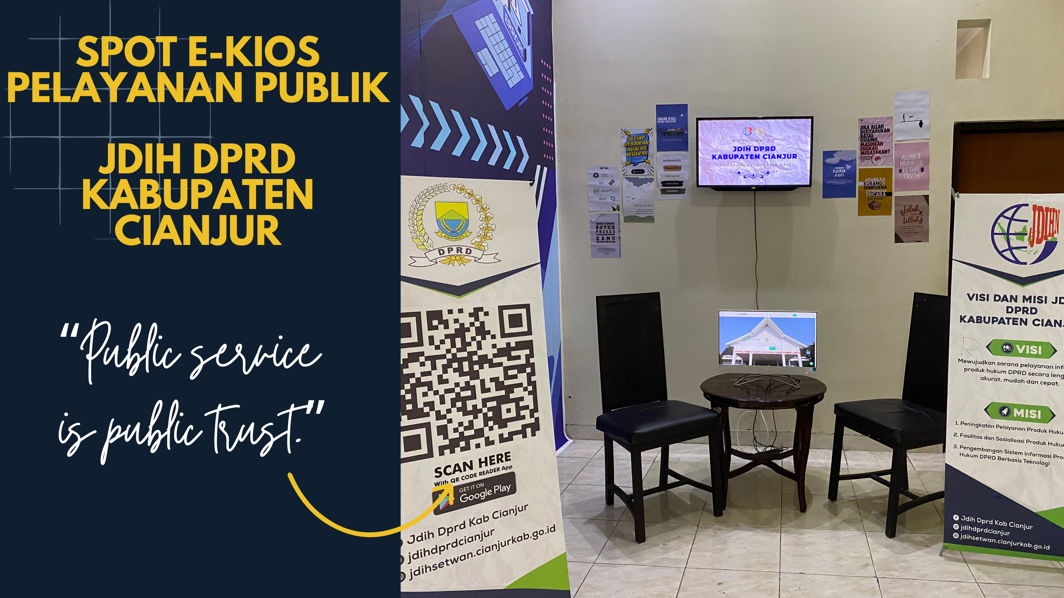 Spot E-Kios Pelayanan Publik JDIH Dprd Kabupaten Cianjur