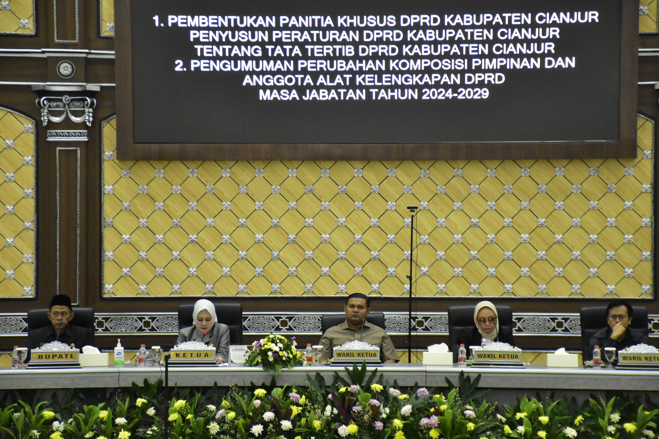 Rapat Paripurna Dewan Perwakilan Rakyat Daerah Kabupaten Cianjur