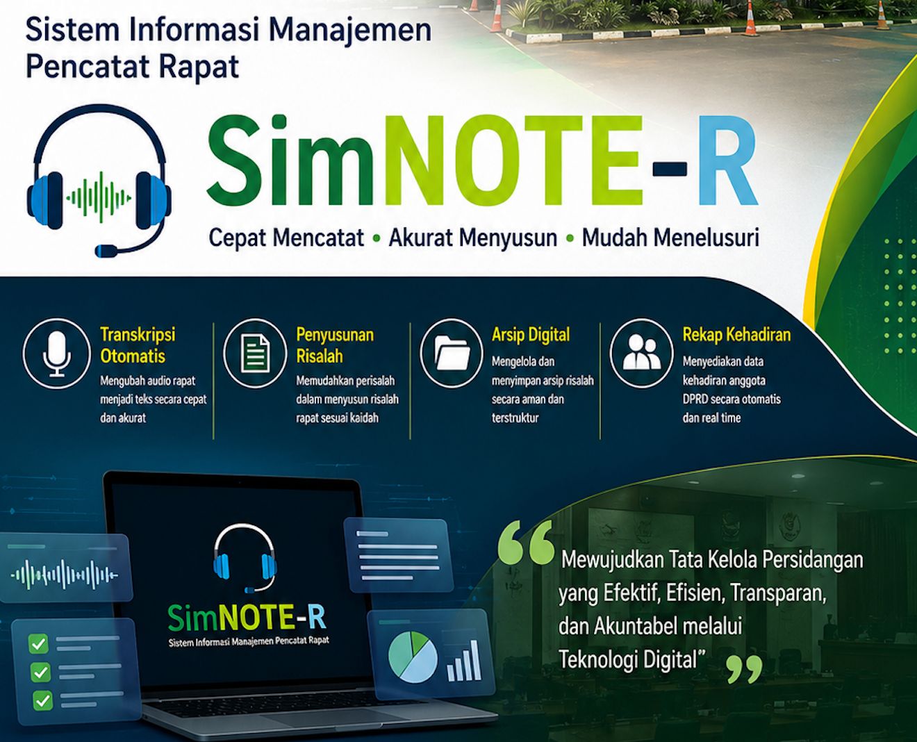 Sistem Informasi Manajemen Pencatat Rapat (SimNOTE-R)